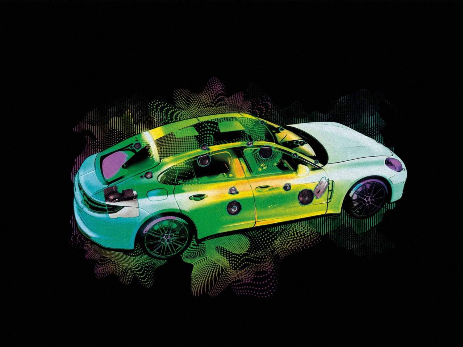 Porsche. Magazin Illustration. 4