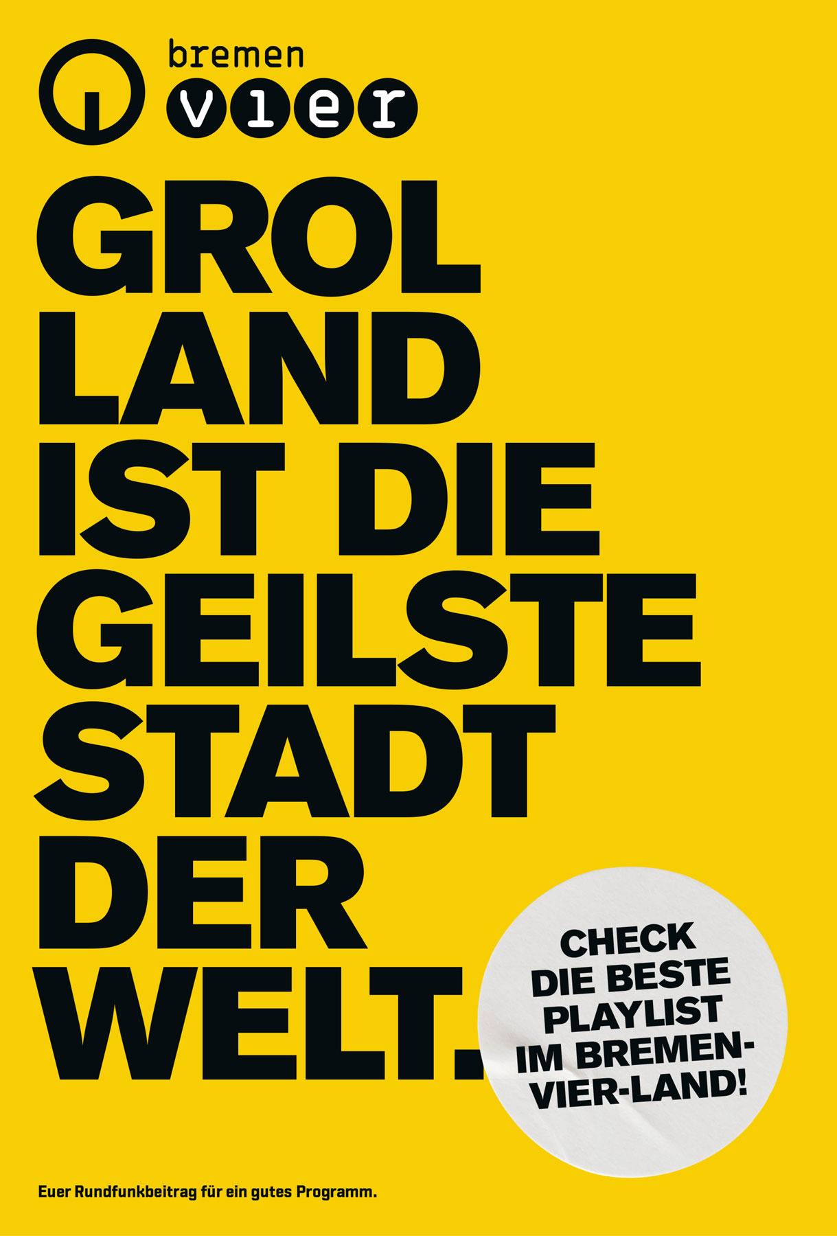 Bremen Vier. Plakatkampagne. 16