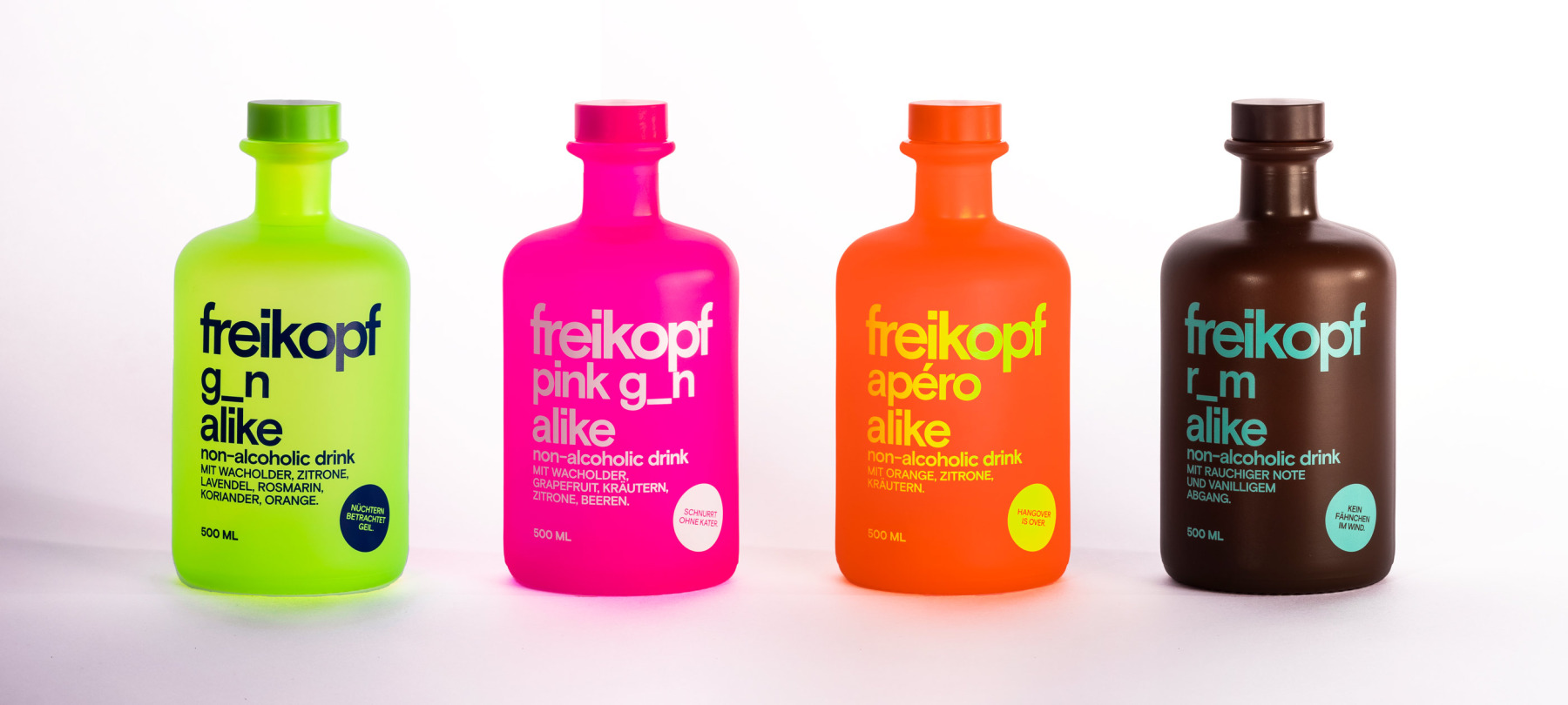 Freikopf. Non-Alcoholic Drinks. Markenentwicklung. 1